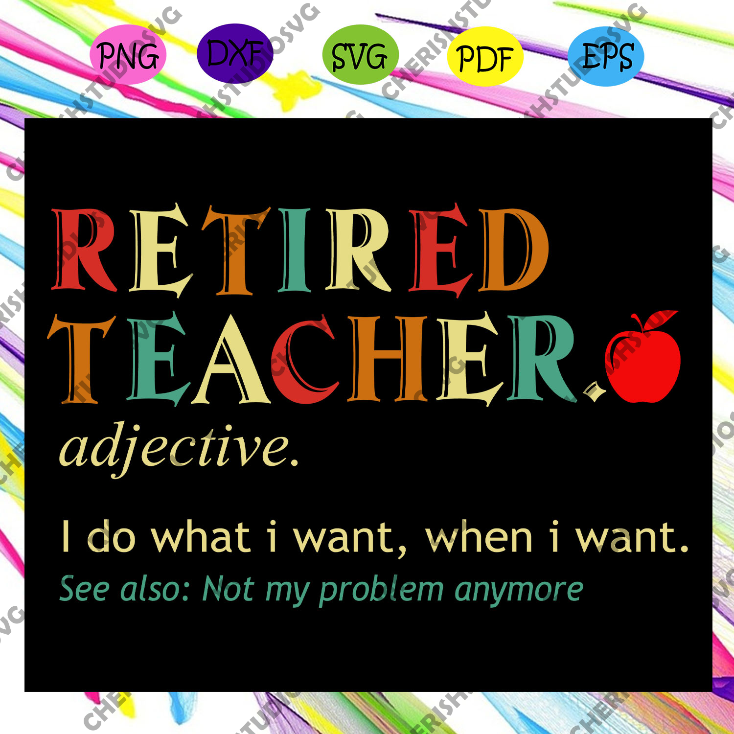 Download Retired Teacher Definition Teacher Svg Teacher Gift Teacher Birthda Cherishsvgstudio