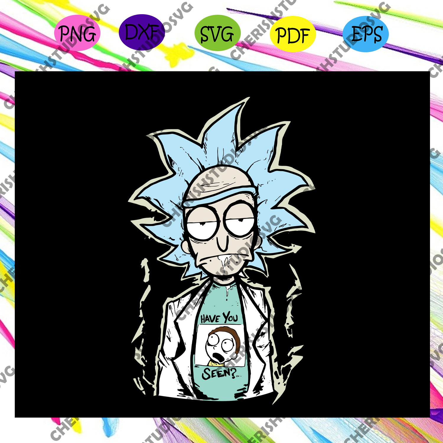 Free Free 285 Silhouette Rick And Morty Svg SVG PNG EPS DXF File