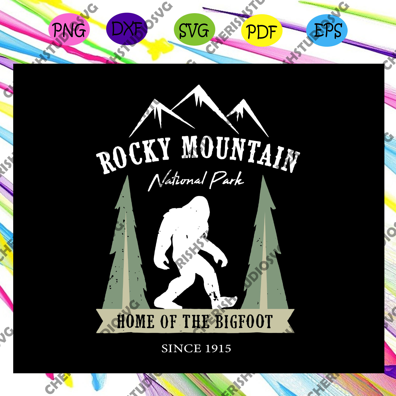 Free Free 169 Rocky Mountain National Park Svg SVG PNG EPS DXF File
