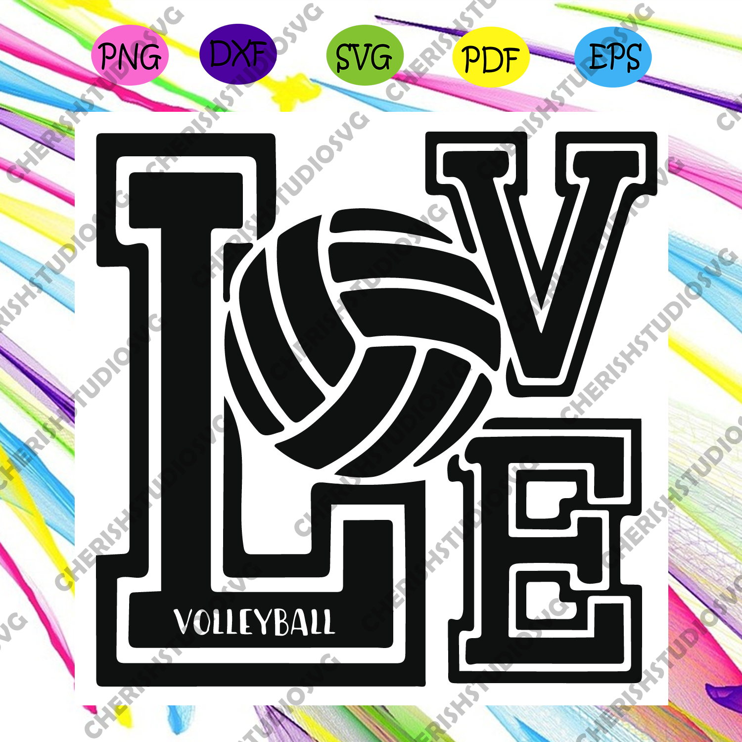 Download Love Volleyball Svg Sport Svg Volleyball Svg Volleyball Love Svg V Cherishsvgstudio