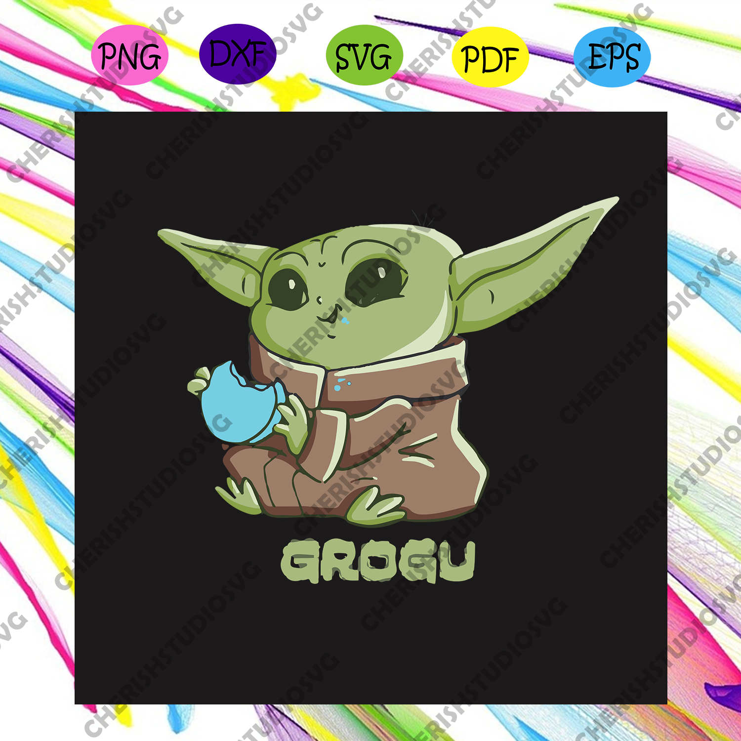 Free Free 105 Baby Yoda Svg Files Grogu Svg SVG PNG EPS DXF File