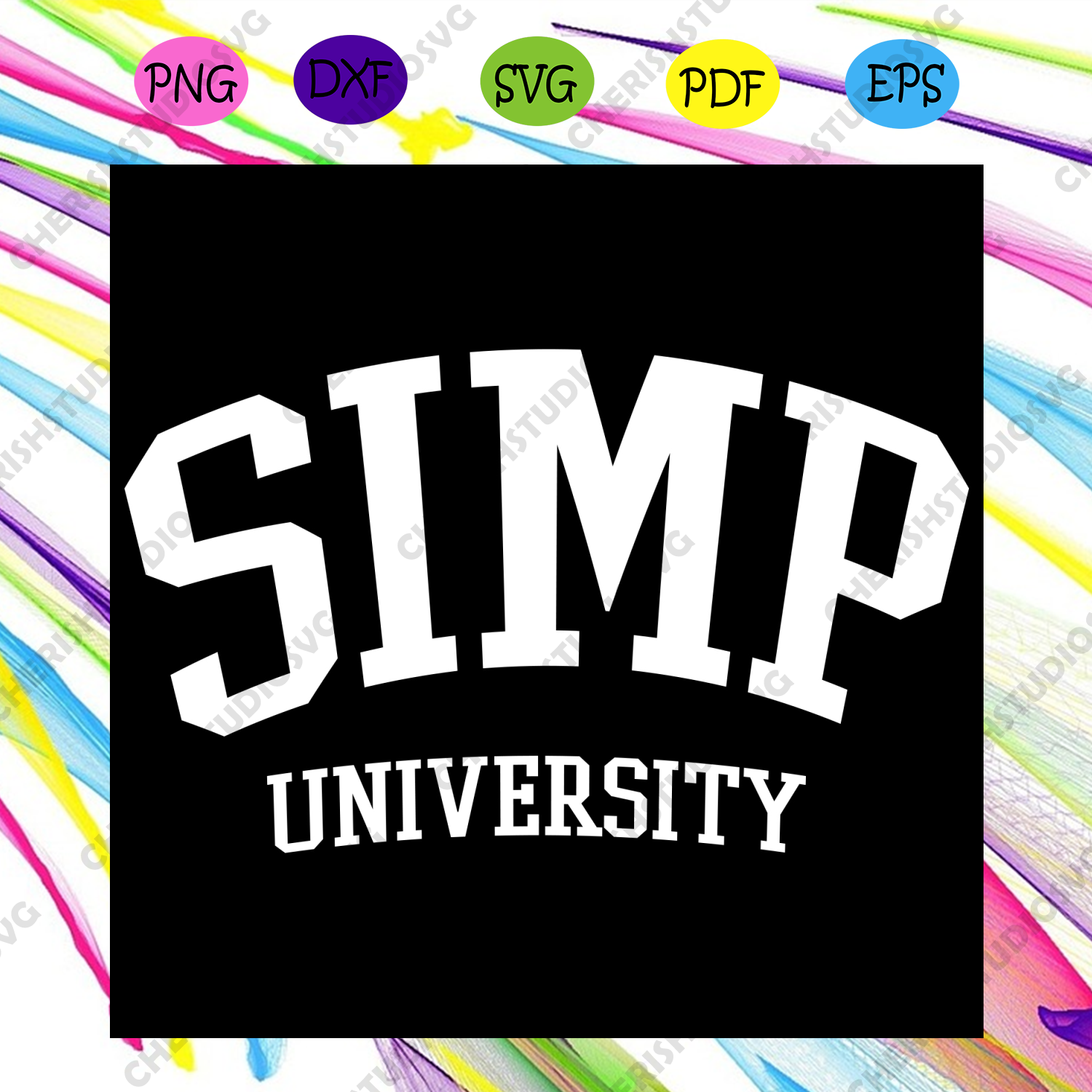 Download Simp University Svg Trending Svg Simp College Svg Simp University S Cherishsvgstudio