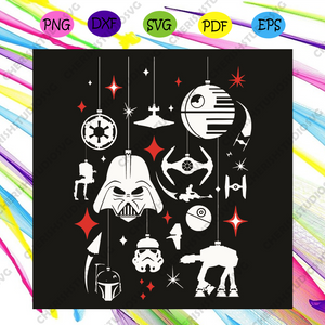 Download Star Wars Galactic Empire Ornaments Holiday Svg Trening Svg Mandalor Cherishsvgstudio