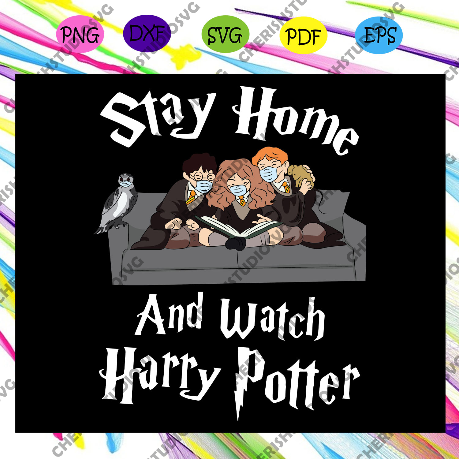 Download Stay Home And Watch Harry Potter Stay Home Svg Harry Potter Svg Har Cherishsvgstudio