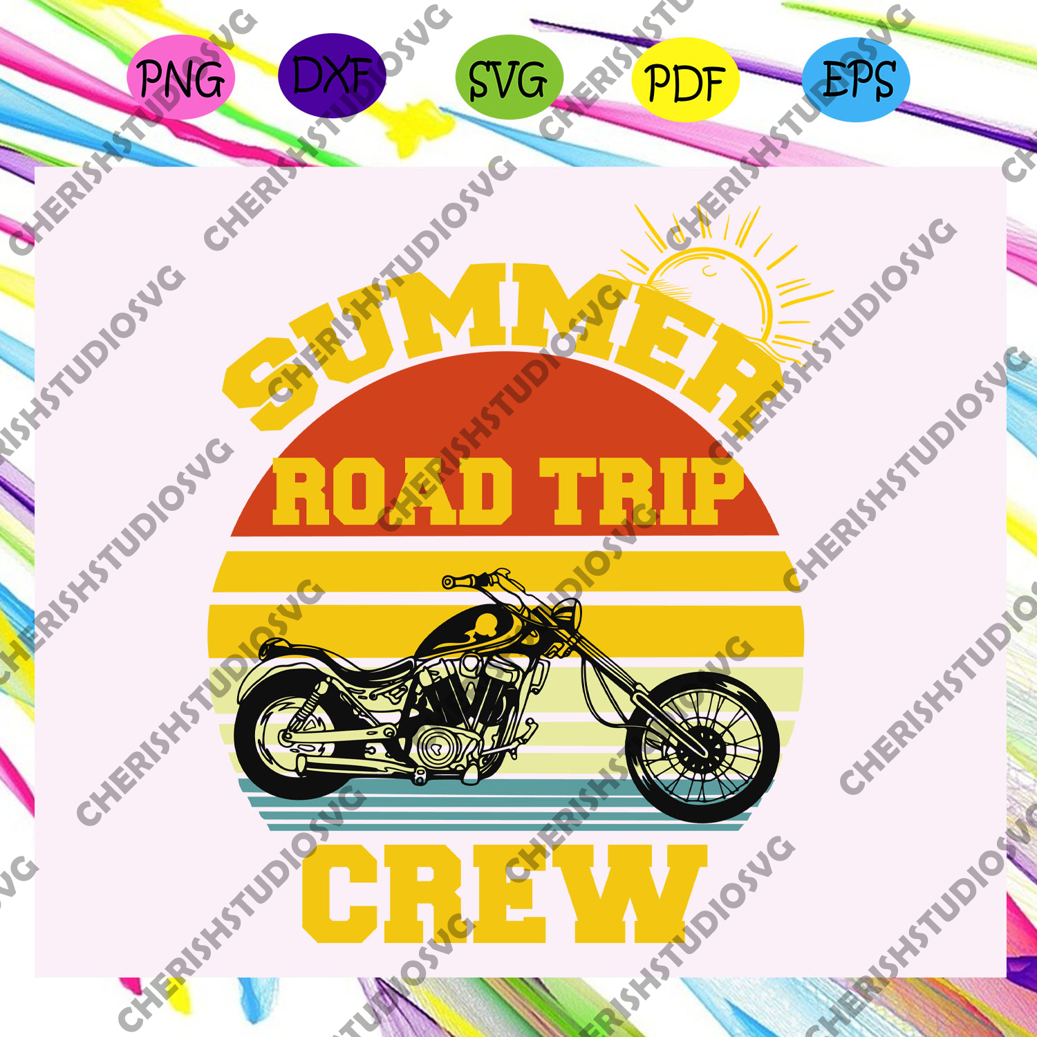 Download Summer Road Trip Crew Summer Vacation Summer Vacation Gift Hello Su Cherishsvgstudio