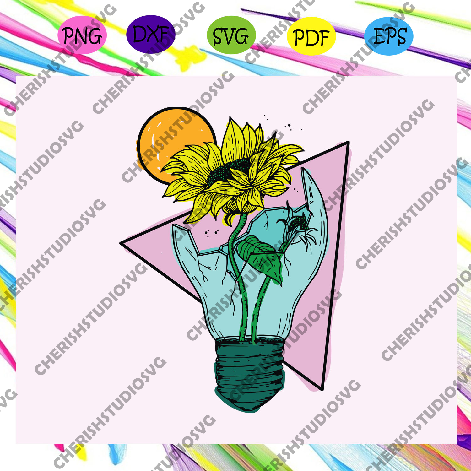 Download Sunflower Svg Sunflower Lover Svg Sunflower Decal Sunflower Vector Cherishsvgstudio