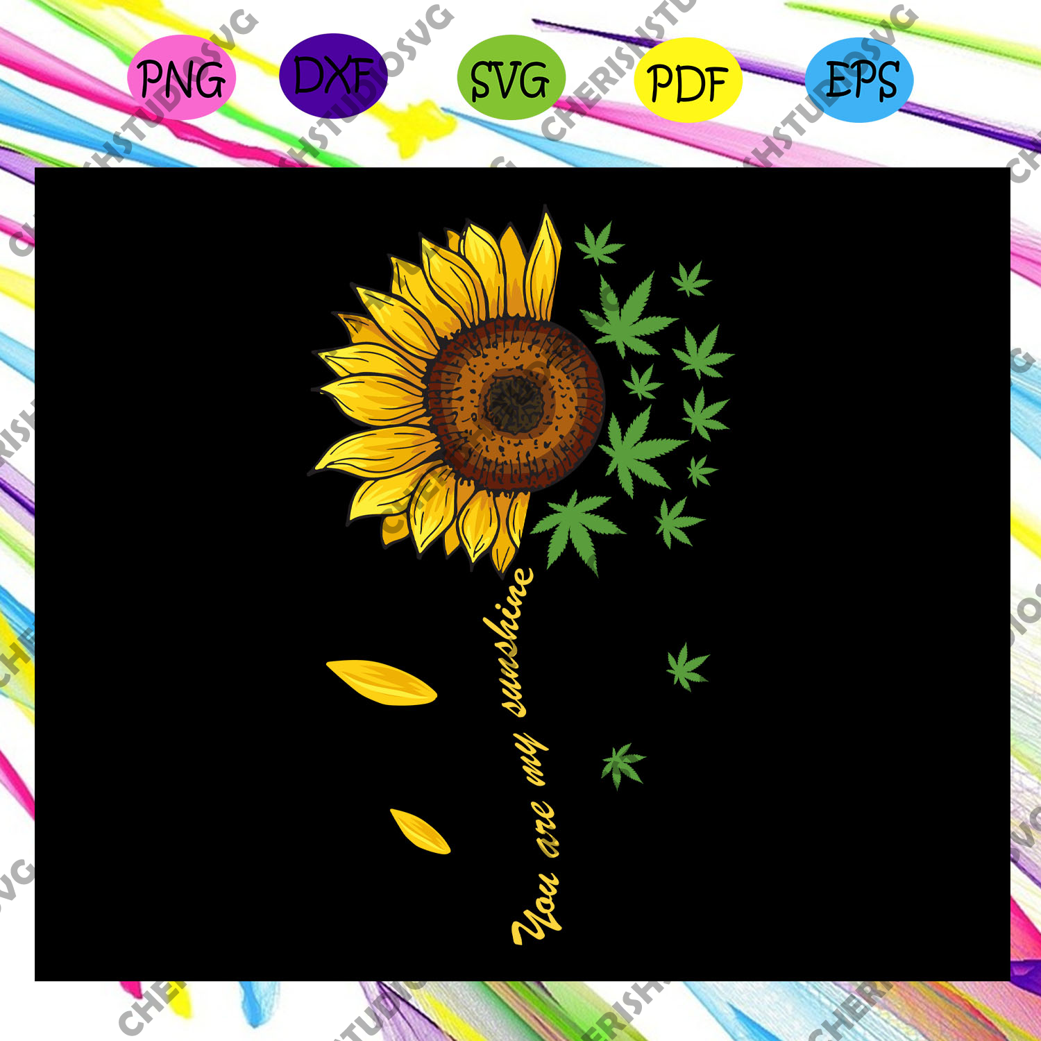 Free Free Sunflower Weed Svg 132 SVG PNG EPS DXF File