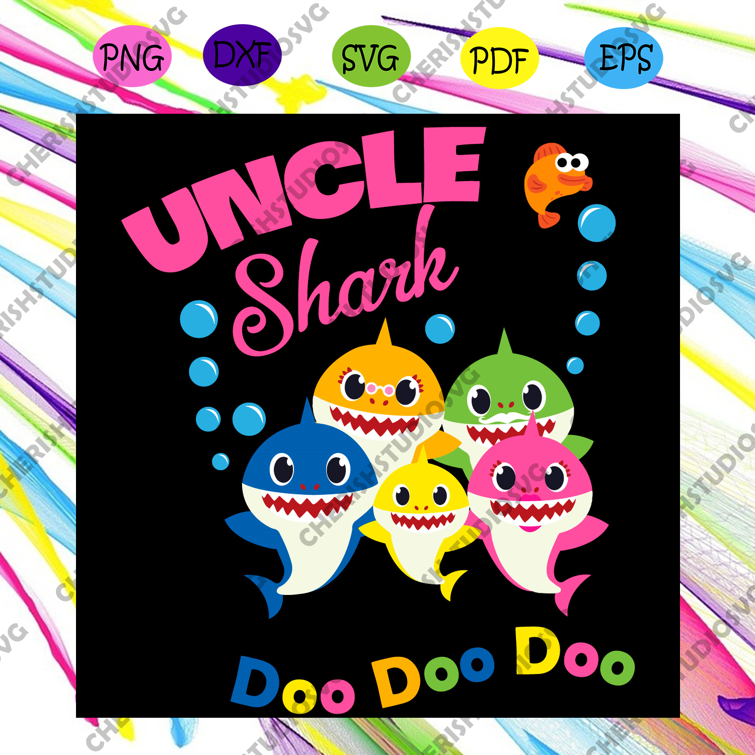 Download Uncle Shark Doo Doo Doo Svg Trending Svg Uncle Shark Svg Baby Shark Cherishsvgstudio