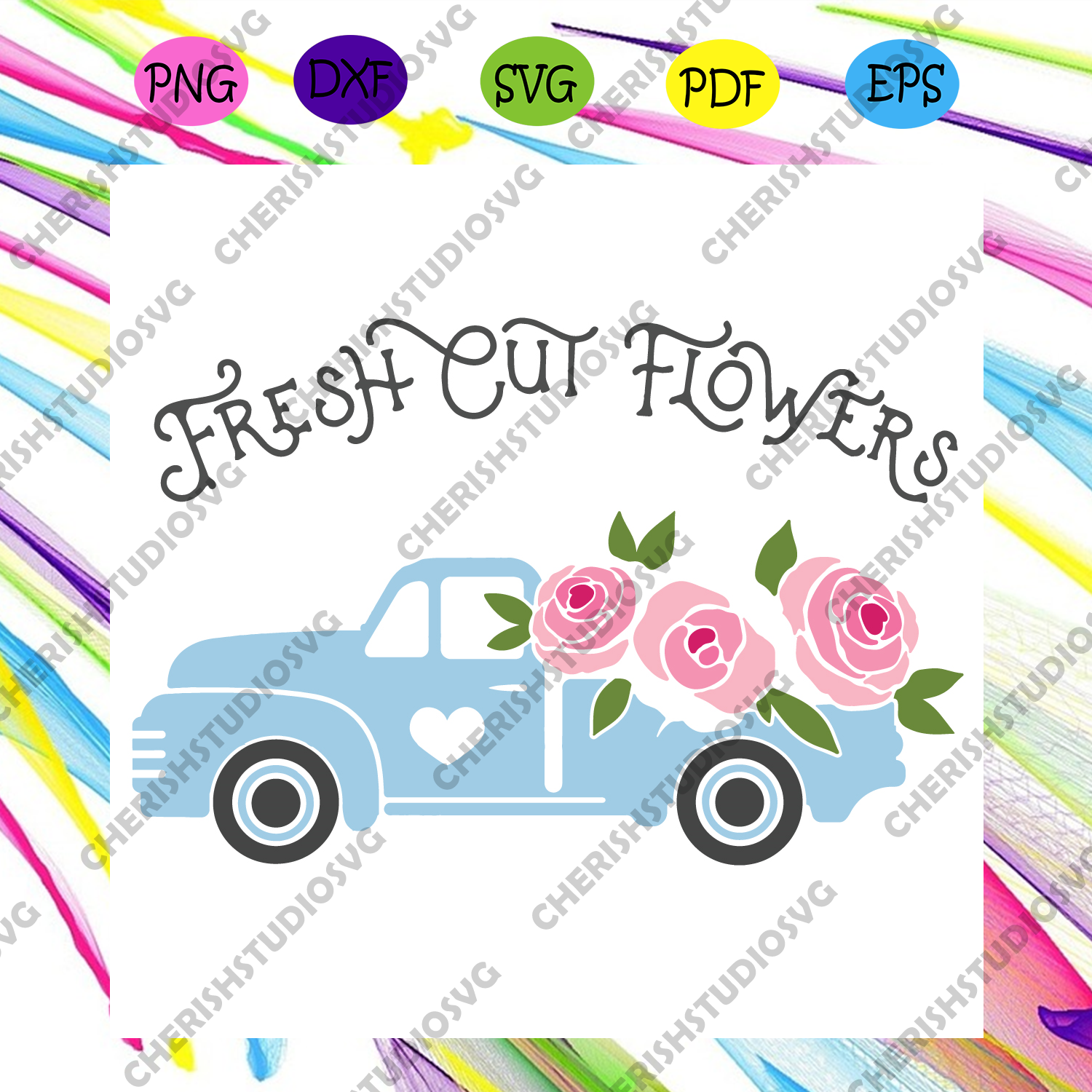 Free Free 196 Flower Truck Svg SVG PNG EPS DXF File