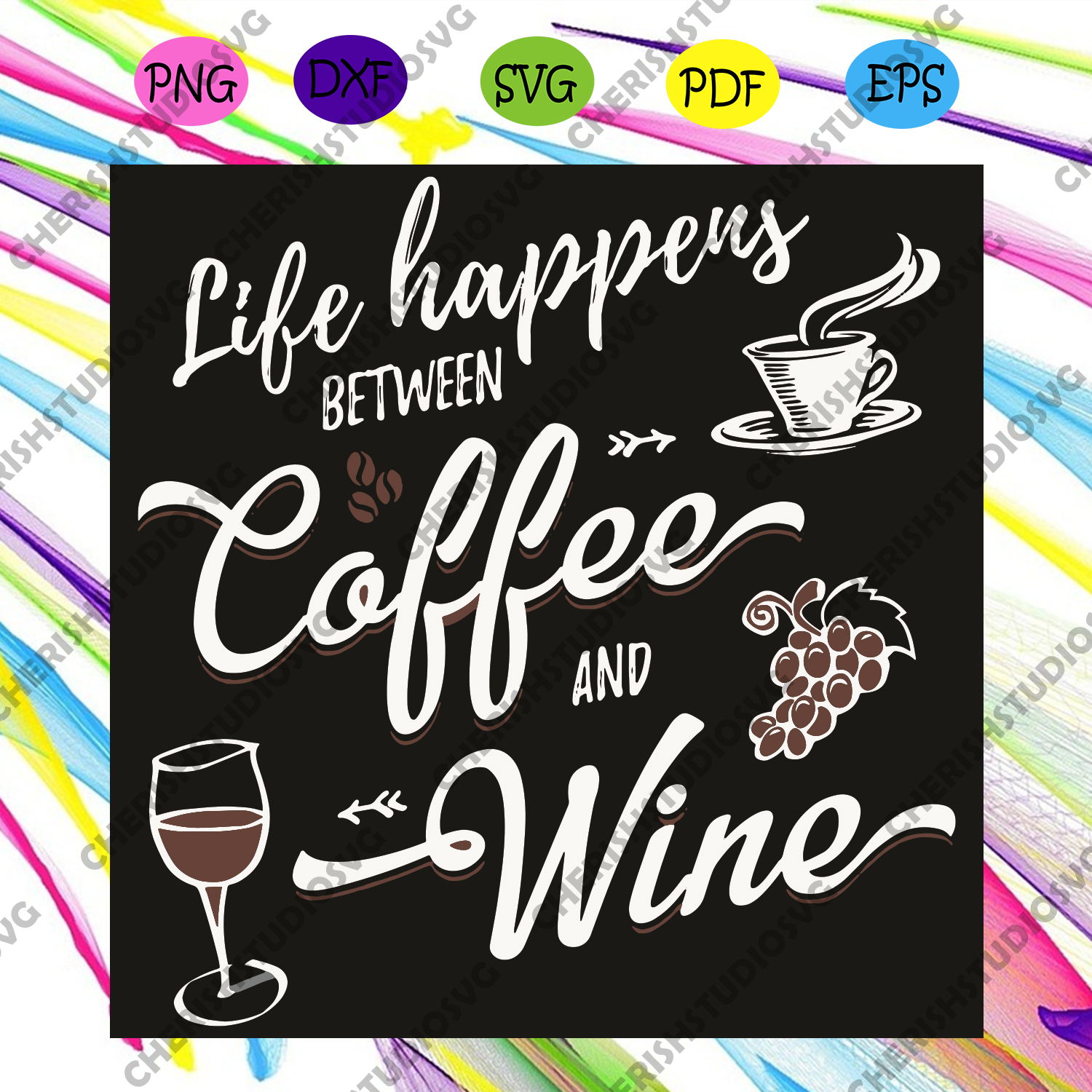 Free Free 217 Coffee Wine Svg SVG PNG EPS DXF File