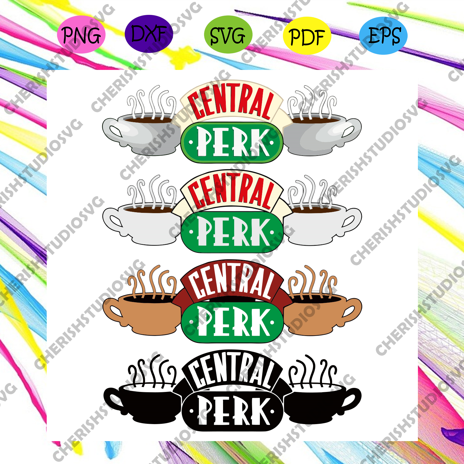 Free Free 210 Friends Central Perk Logo Svg SVG PNG EPS DXF File