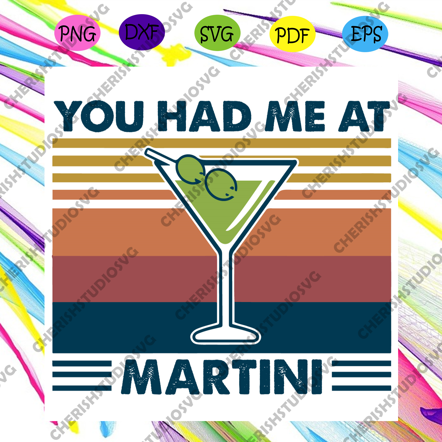 Download You Had Me At Martini Retro Svg Trending Svg Martini Svg Martini Gl Cherishsvgstudio