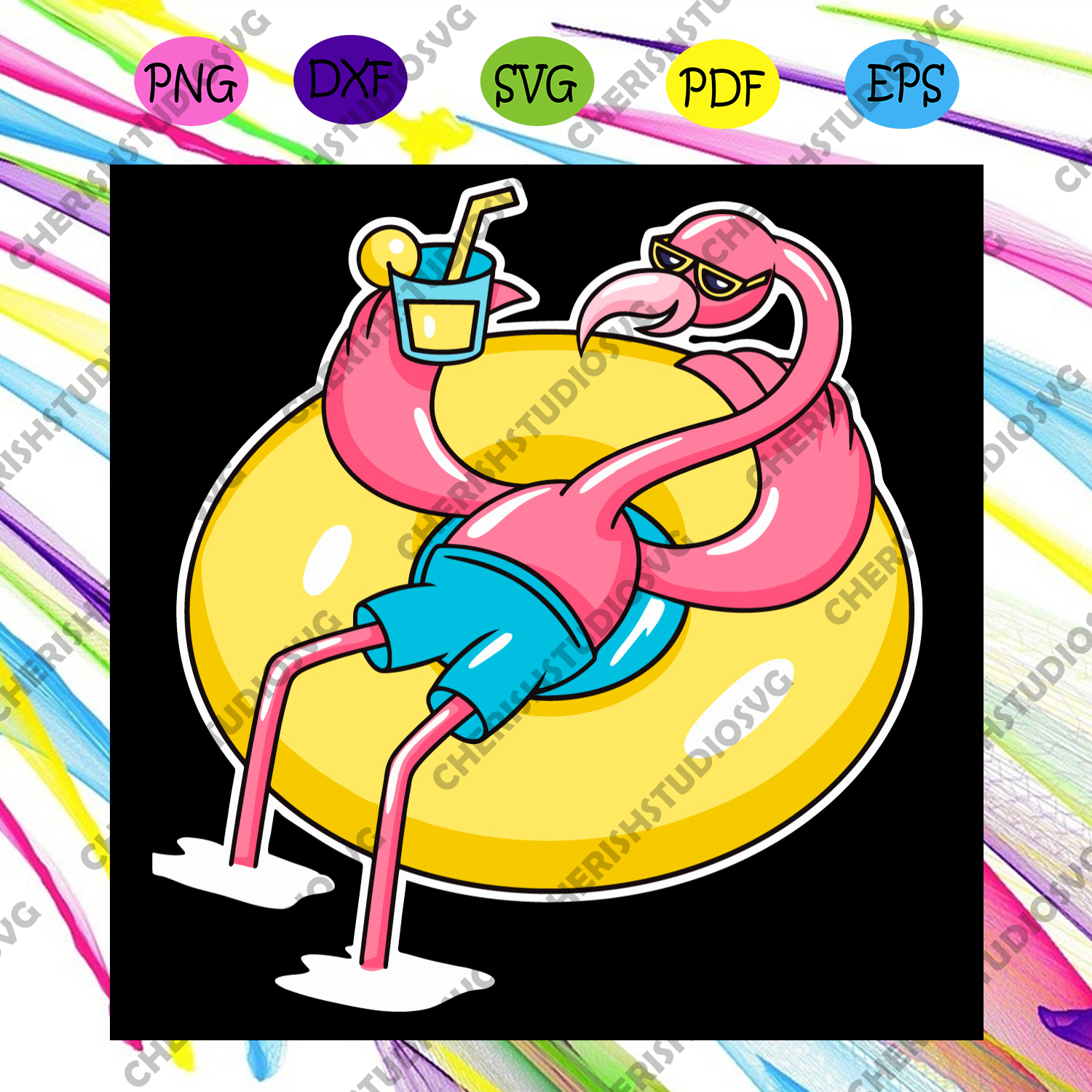 Download Flamingo Summer Vibes Svg Trending Svg Flamingo Svg Funny Flamingo Cherishsvgstudio