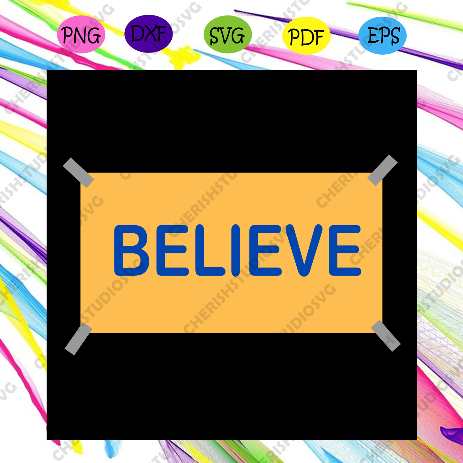 Download Ted Lasso Believe Sign Tv Show Svg Trending Svg Believe Svg Believe Cherishsvgstudio