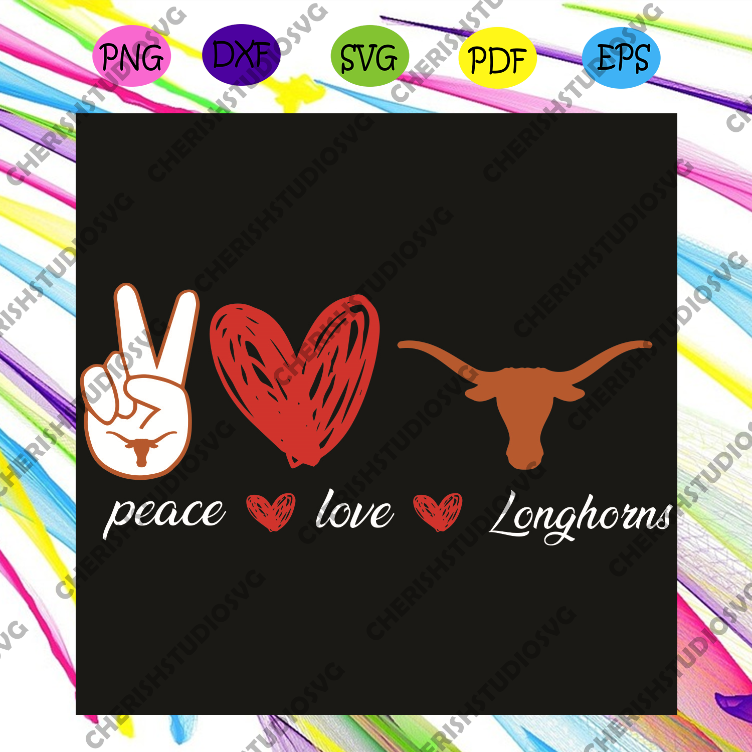 Free Free 312 Peace Love Texas Svg SVG PNG EPS DXF File