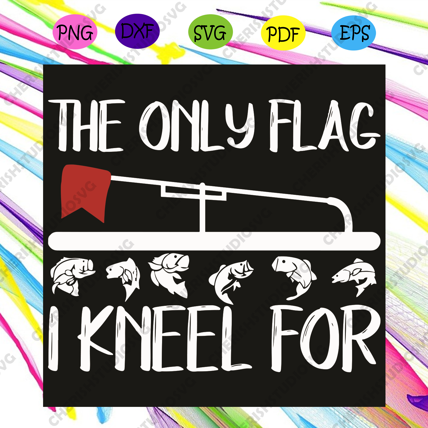 Download The Only Flag I Kneel For Svg Trending Svg Flag Svg Ice Fishing Svg Cherishsvgstudio