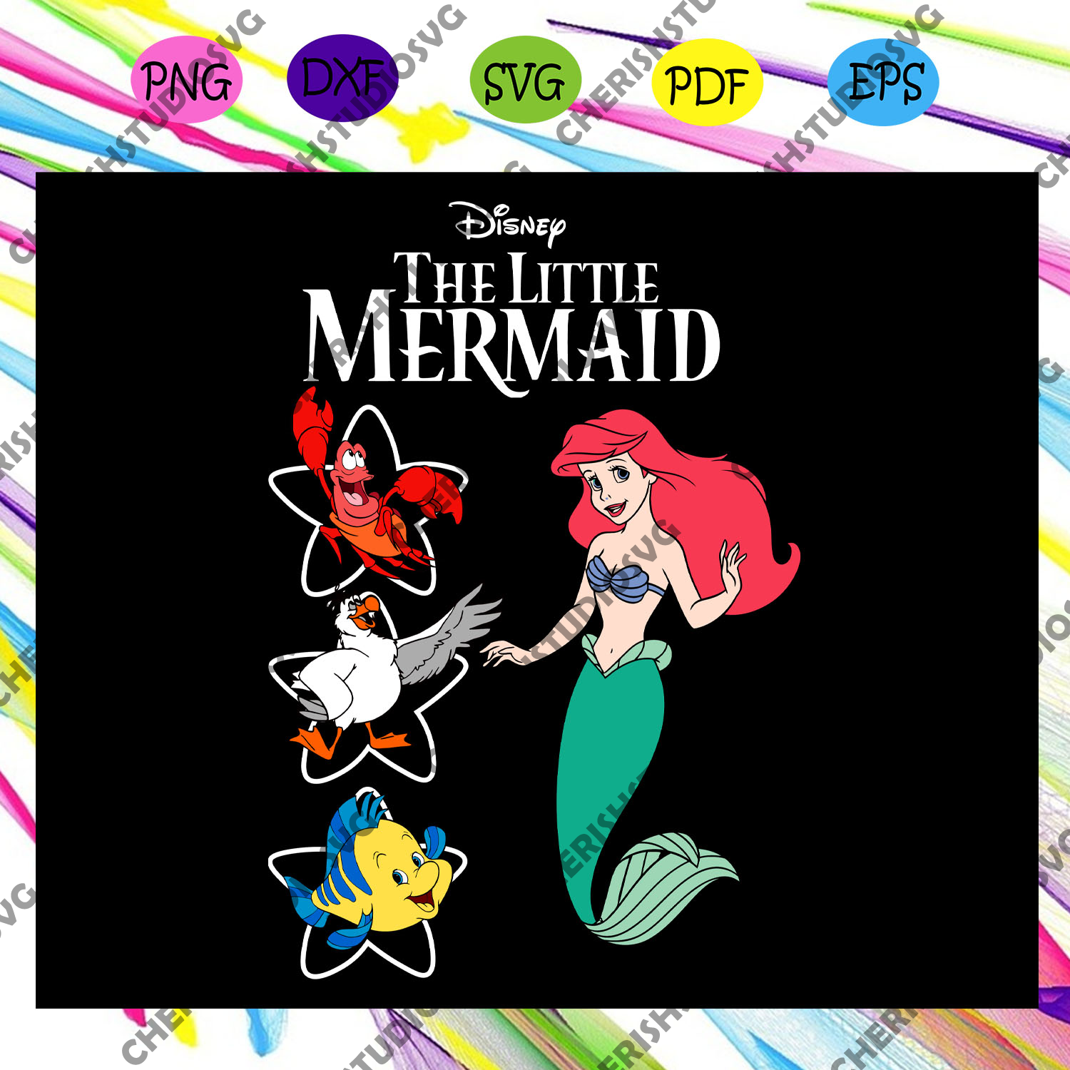 Free Free 134 Little Mermaid Svg Silhouette SVG PNG EPS DXF File