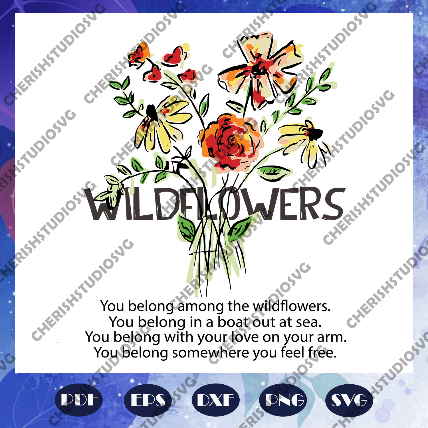 Free Free Wildflower Svg 259 SVG PNG EPS DXF File