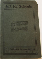 scan of Caproni catalog cover, a gray color with black borders and text