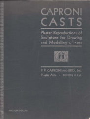 scan of Caproni catalog cover, black with silver text and art deco ornament