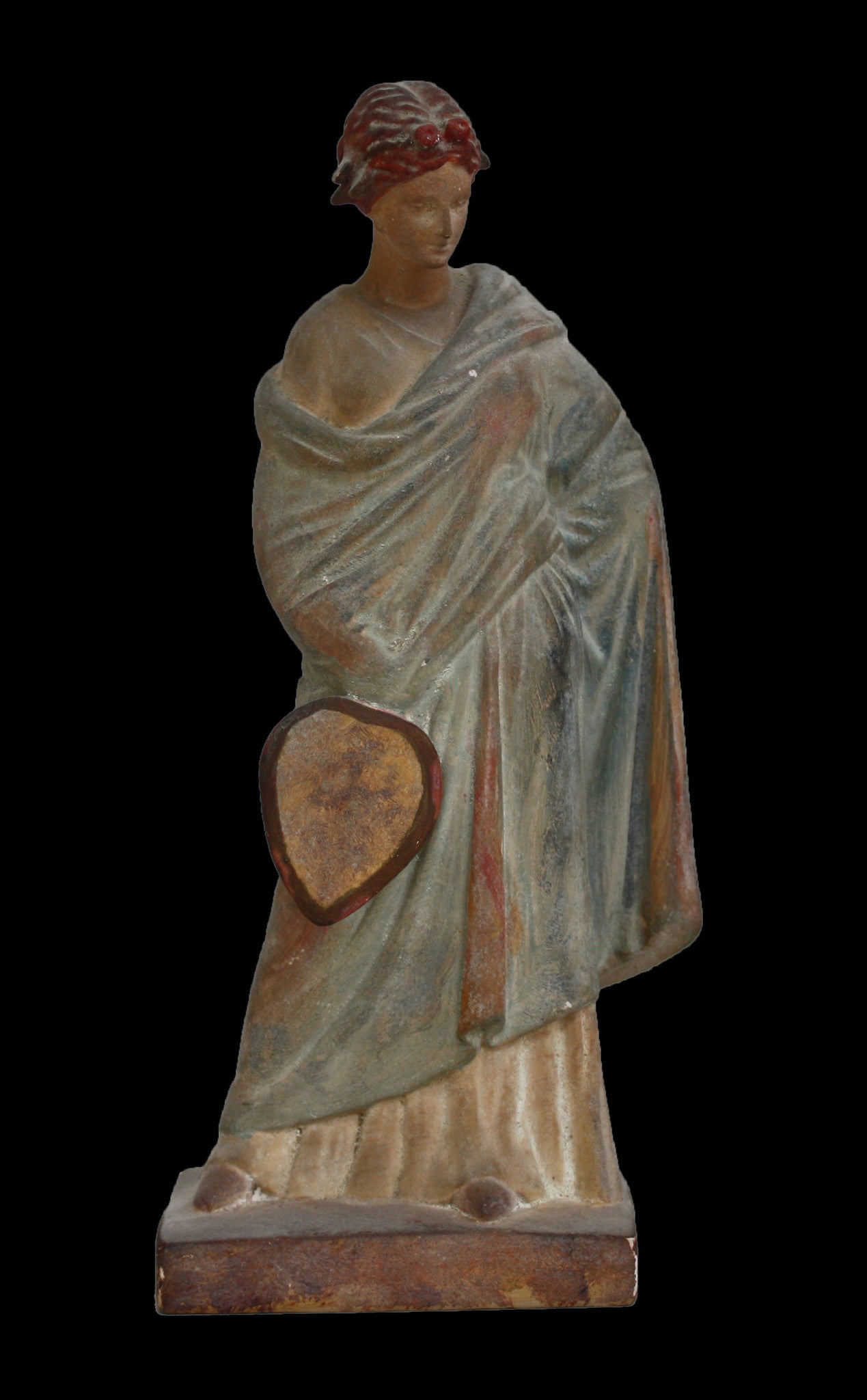 Tanagra Figurine with Fan - Item #320