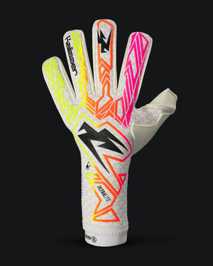 Kaliaaer Pink and Blue Strapless Goalkeeper Gloves