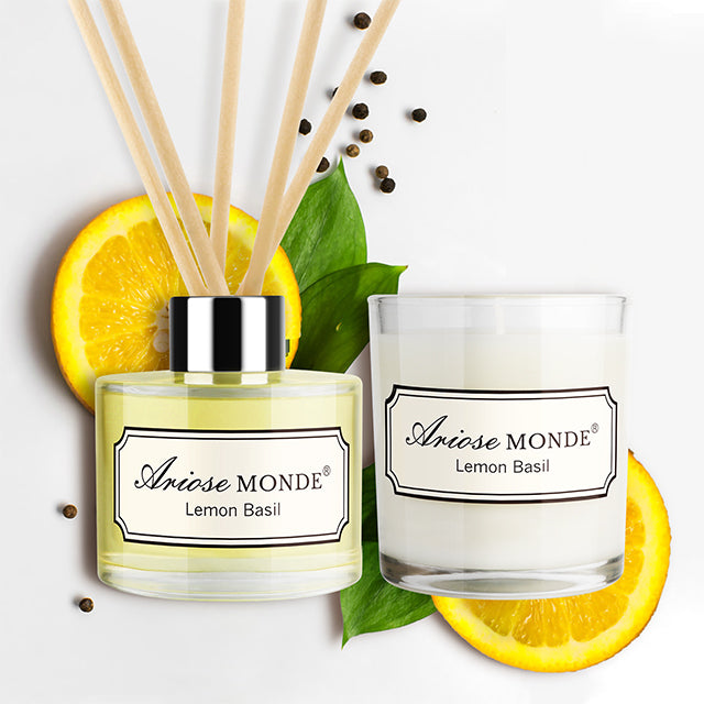 Lemon Reed Diffuser & Scented Candle Gift Set