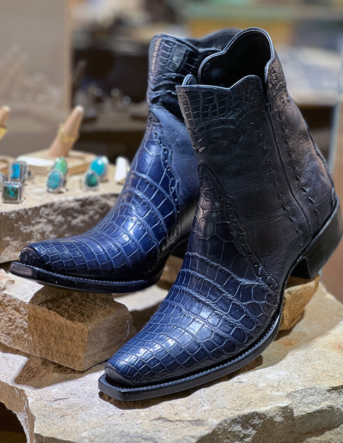 Cognac Ostrich Boots with XTOE