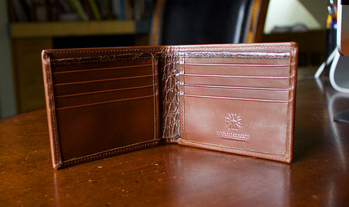 Black box calf Thales wallet - Luxury leathergoods