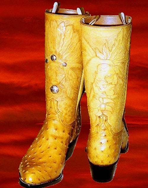 Cognac Ostrich Shorty Boots – JohnAllenWoodward