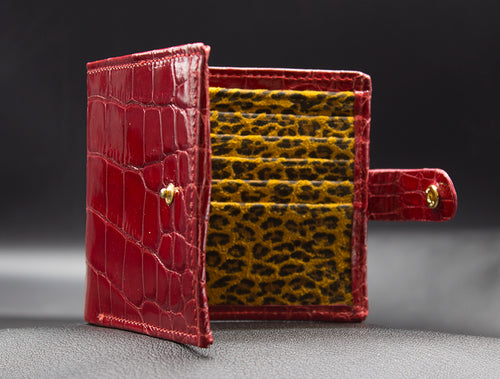 Crocodile Card Holder #10.5 ( Himalayan )