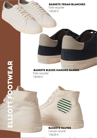 Elliott Footwear basket vegan chaussures éco-responsable calembour