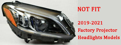 Note: Not Compatible With The 2019-2021 Factory Projector Headlights Models.