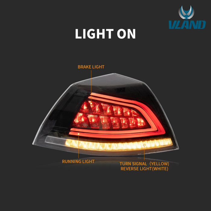 VLAND LED Tail Lights For Holden VE 2006-2013 Aftermarket Rear Lights