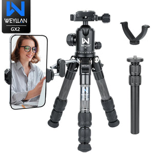 Portable & Lightweight Tabletop Tripod GX2 | Travel Tripod for DSLR (Max Load 10kg) - Jscomfortzstore
