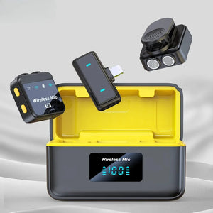 2025 Wireless Lavalier Microphone with Charging Box - Jscomfortzstore