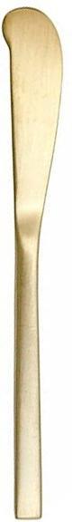 Fortessa - 7.2" Arezzo Brushed Gold Titan PVD Solid Handle Butter Knives Set of 12 - 1.9B.165.00.053