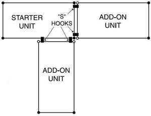 Tarrison - 48" x 24" x 86" 4-Tier Wire Add-On Shelving Unit w/Chrome Finish - A24488C