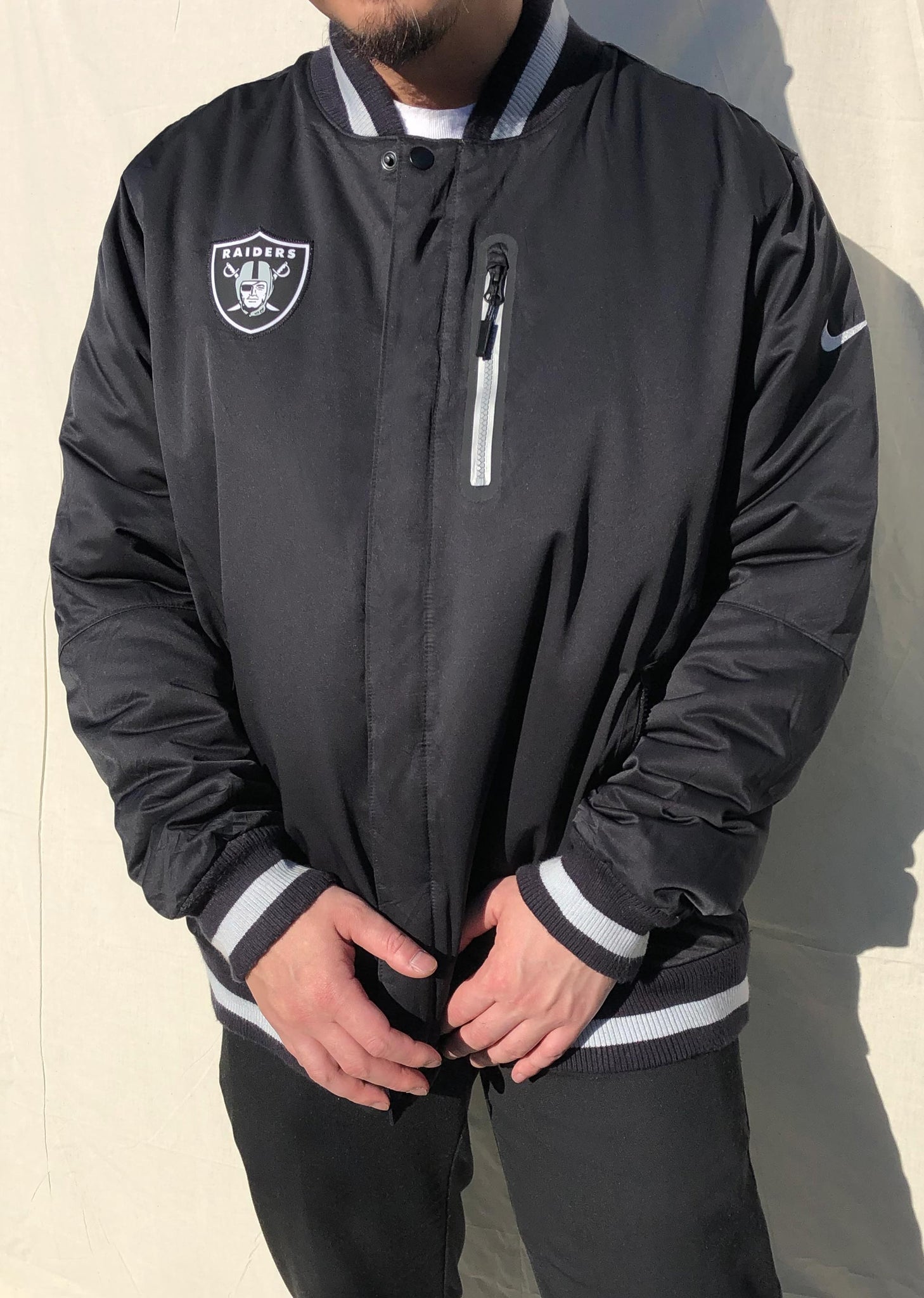 NFL Raiders x Reversible Jacket Black/Silver – Chop Suey Official