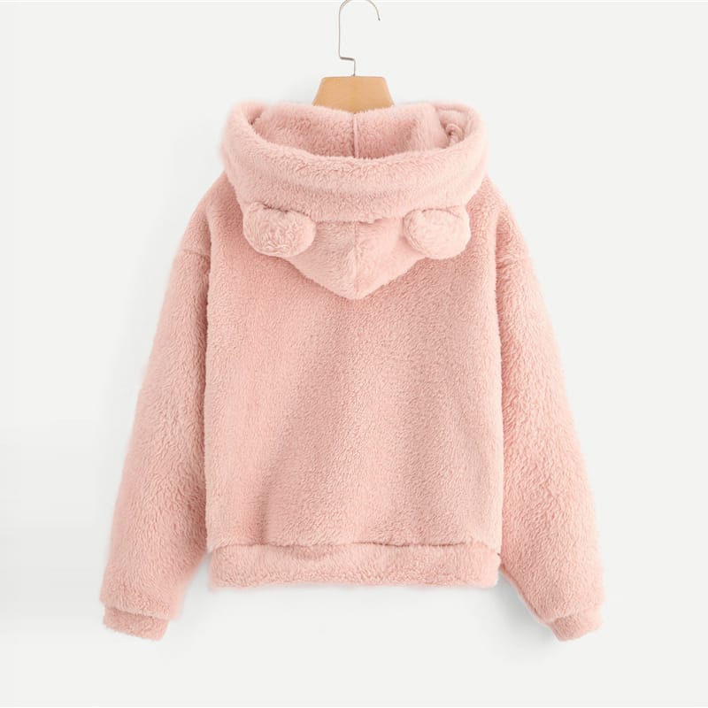 Women’s Plush Teddy Hoodie