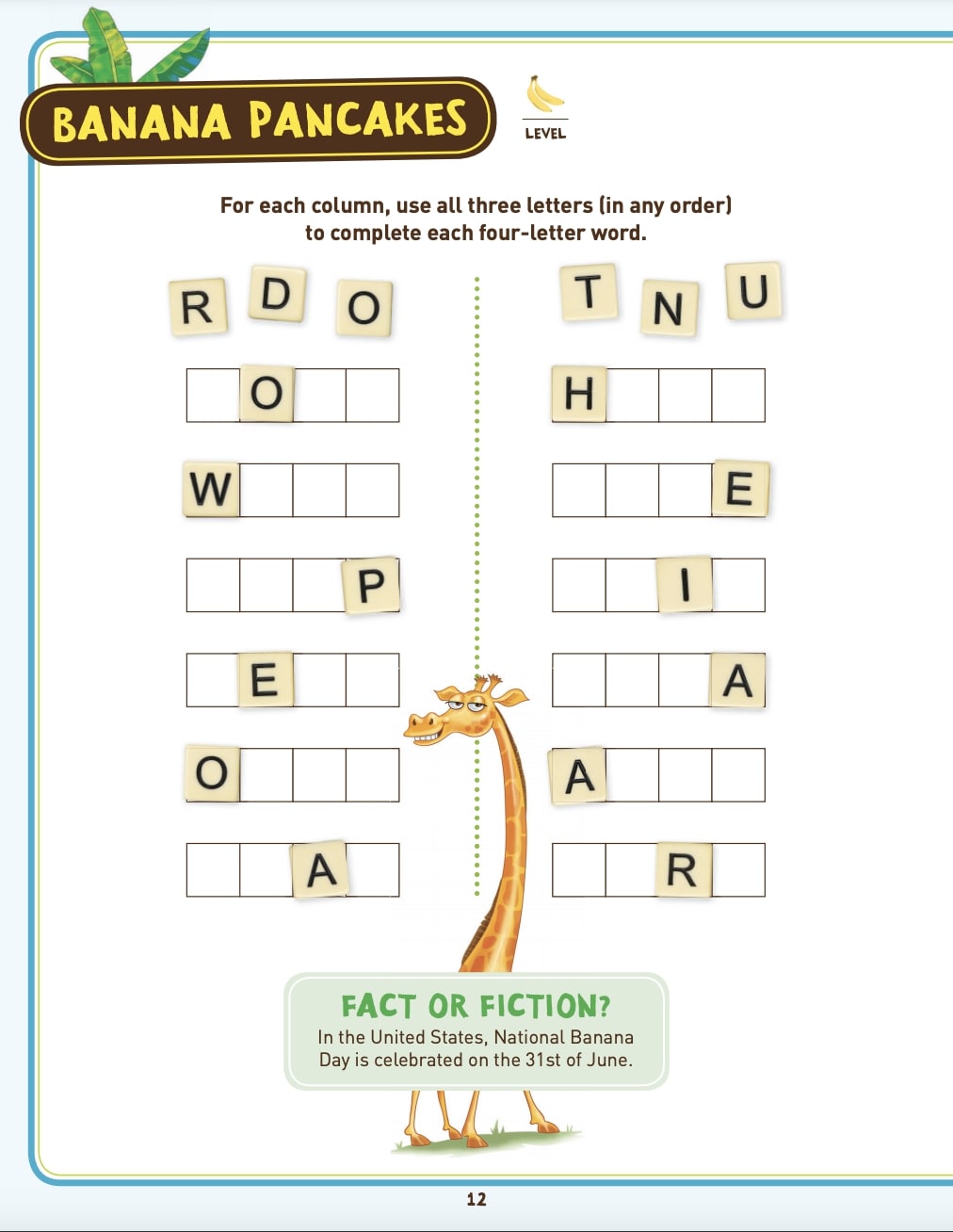 Bananagrams: Game Review + FREE Printable Game Sheet