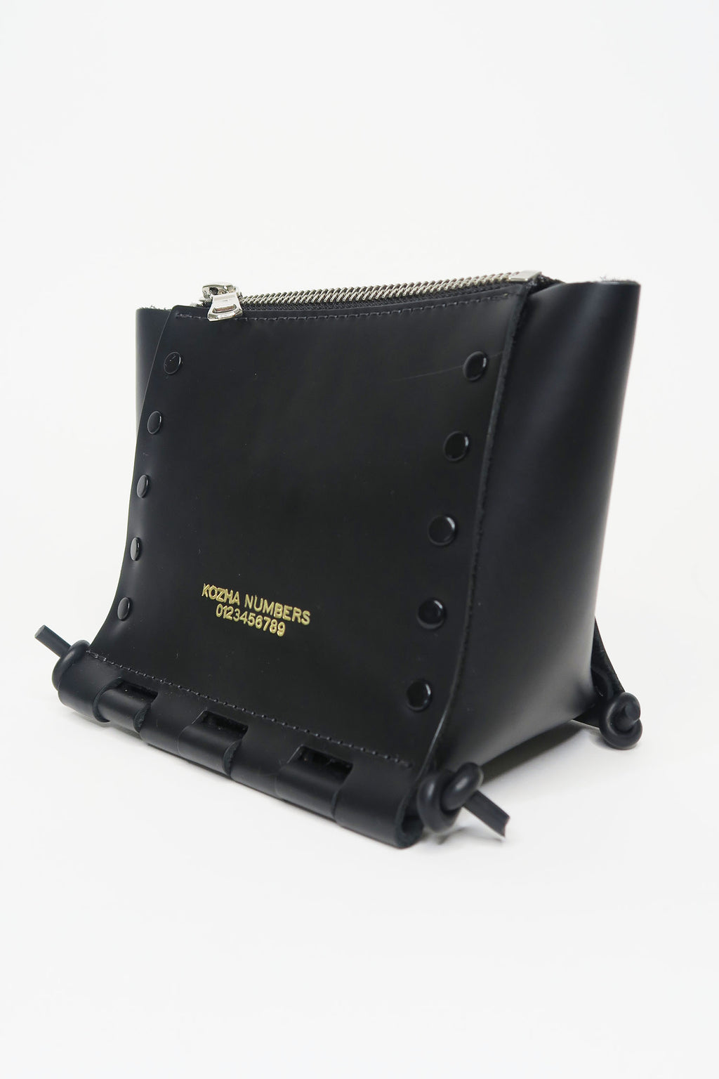 Hermes 25mm Black/White Sangle Cavale Bag Strap - Yoogi's Closet