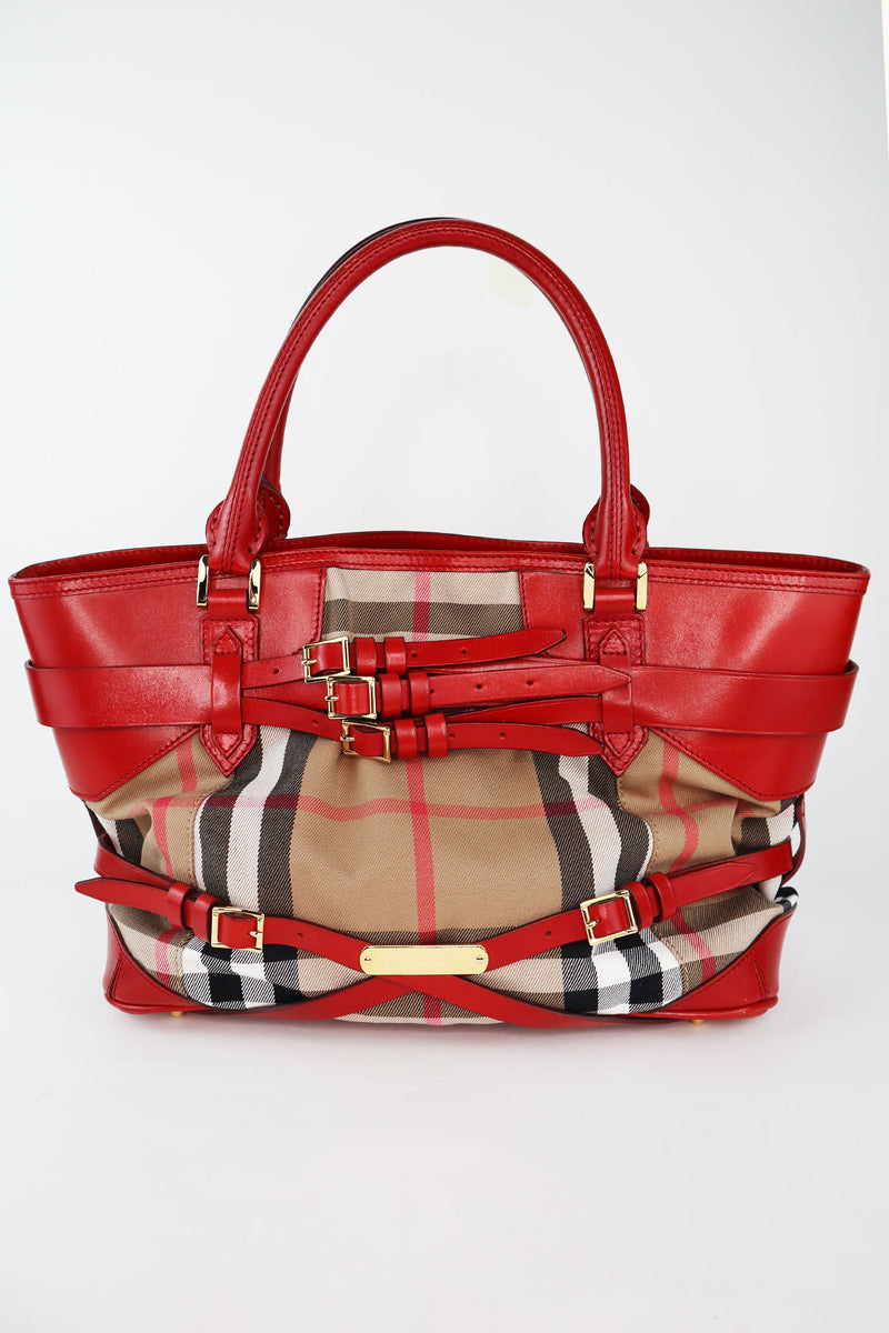 Burberry Nova Check Tote – The Find Studio