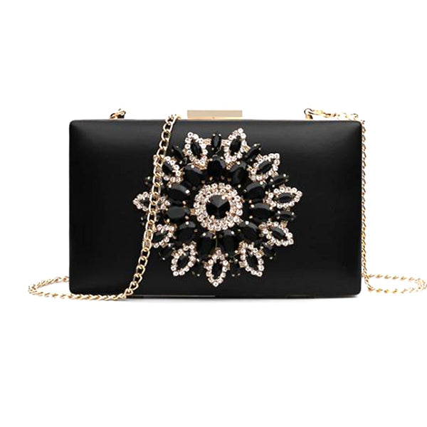 White Women Clutch Bag Wedding Clutch Purse Bridal Evening Crystal Summer Bags for Women 2020 Luxury Small Crossbody Bags ZD1333 4