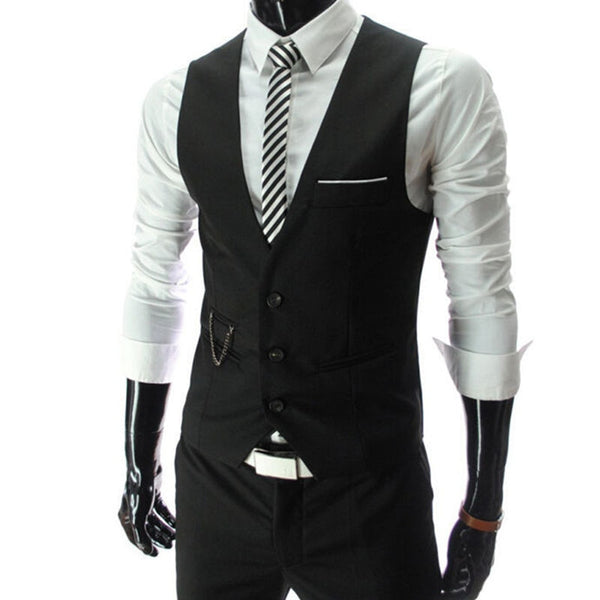 Mens Casual Slim Fit Waistcoat 0