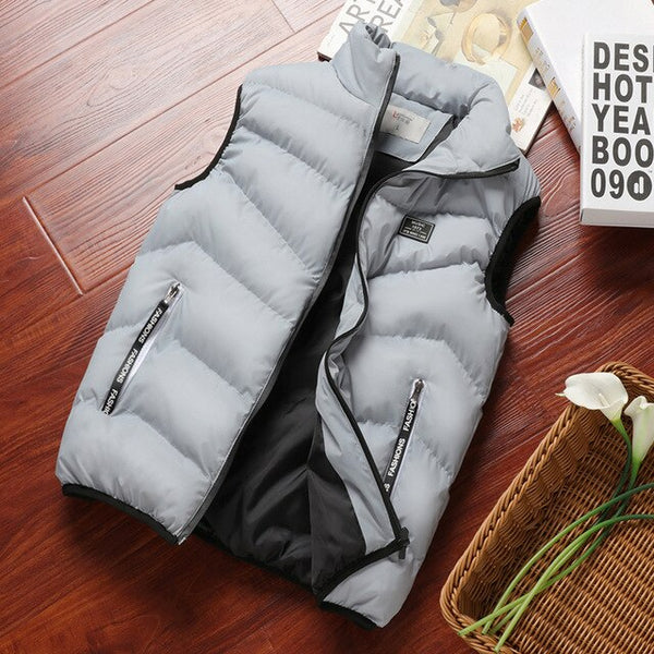 Mens Casual Spring Thermal Sleeveless Vest Jacket 9