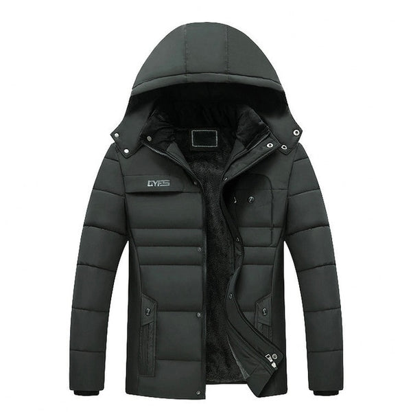 New Winter Jacket Men -20 Degree Thicken Warm Men Parkas Hooded Coat Fleece Mans Jackets Outwear Jaqueta Masculina 3