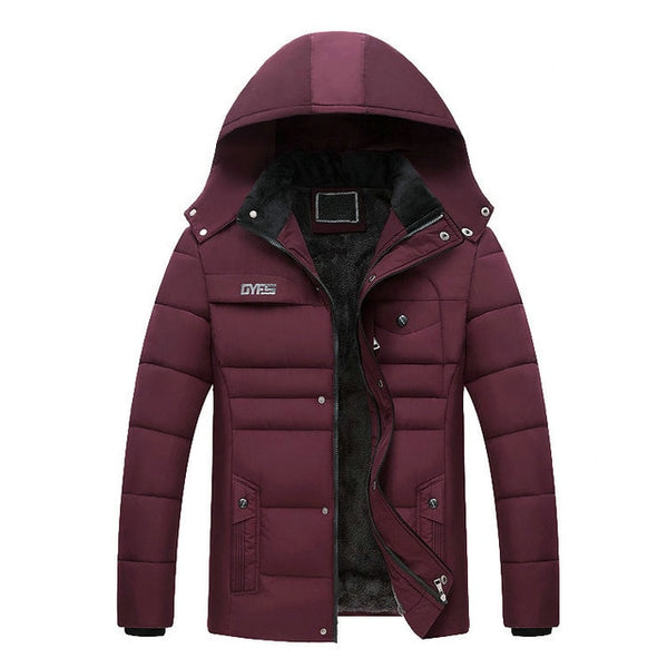 New Winter Jacket Men -20 Degree Thicken Warm Men Parkas Hooded Coat Fleece Mans Jackets Outwear Jaqueta Masculina 5