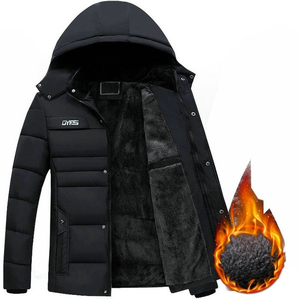 New Winter Jacket Men -20 Degree Thicken Warm Men Parkas Hooded Coat Fleece Mans Jackets Outwear Jaqueta Masculina 7