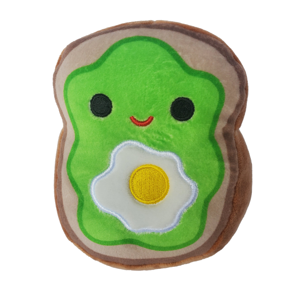 avocado toast with egg squishmallow